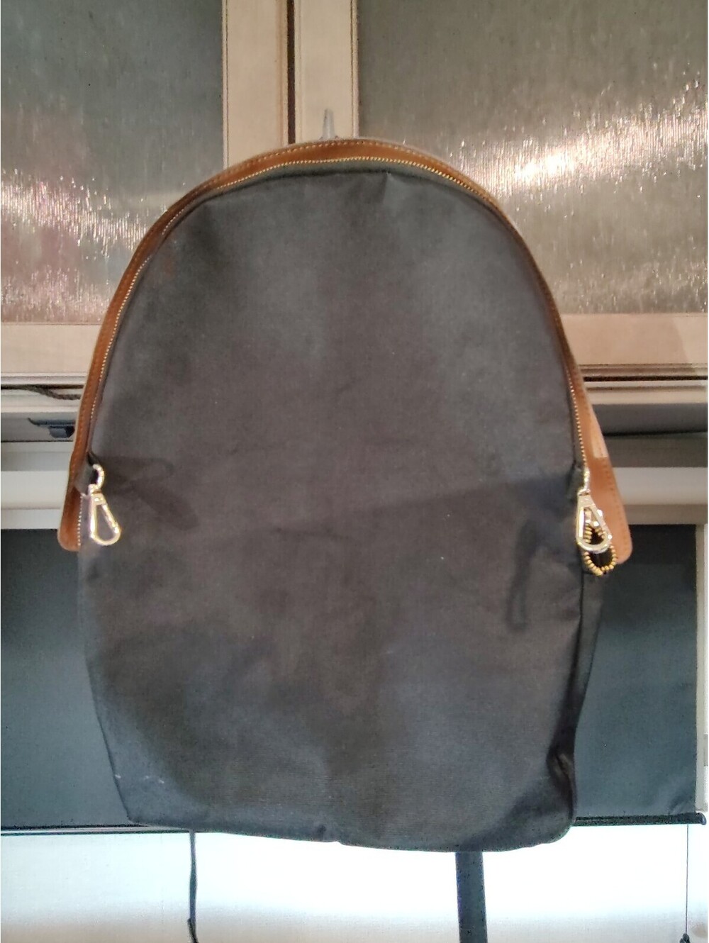 Tommy Bahama Nylon Laptop Backpack – Black & Tan Trim (Standalone Bag Only)